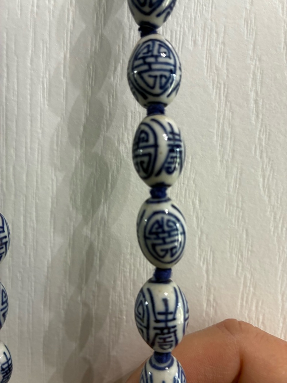Vintage  Japanese cloisonné necklace - Picture 2 of 3